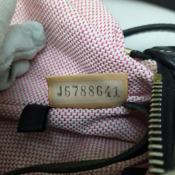 Dooney & Bourke Black White Checker Canvas Leather Trim Top Handle Satchel Bag - Picture 12 of 16